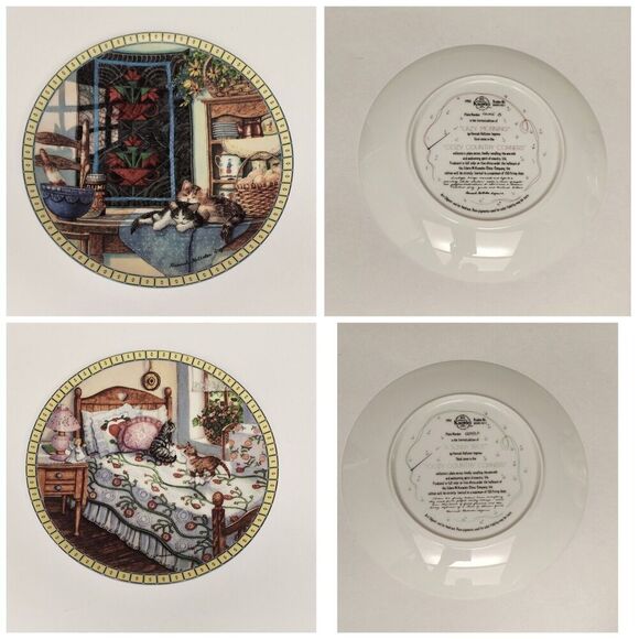 12 IRENE SPENCER 1989/Hamilton CAT Collection Country Plates - Picture 10 of 16